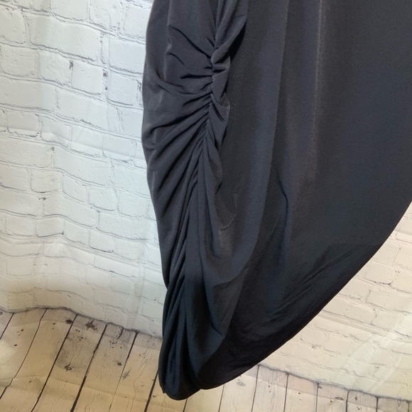 NWT Torrid Ruched Side Little Black Dress Size 6 / Size 30 - Picture 4 of 5